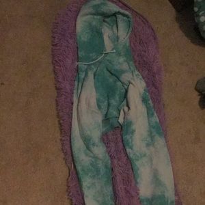 The hoodie got to small to wear to school,I grew